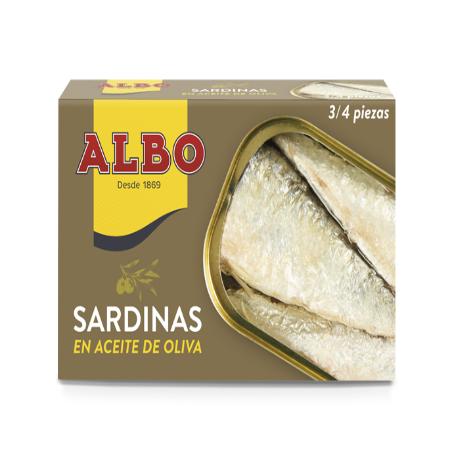 SARDINAS ALBO A/OLIVA L/85GR
