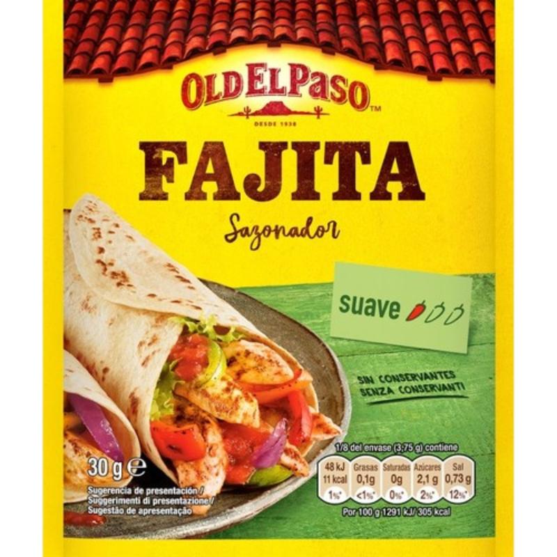 SAZONADOR FAJITAS OLD EL PASO S/30 GR