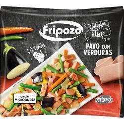 PAVO CON VERDURAS FRIPOZO C/7673 CONG.B/400.GR.