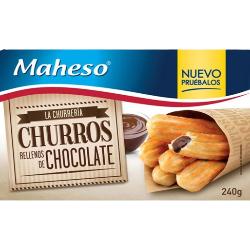 CHURROS RELLENOS DE CACAO MAHESO E/240 GR