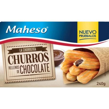 CHURROS RELLENOS DE CACAO MAHESO E/240 GR