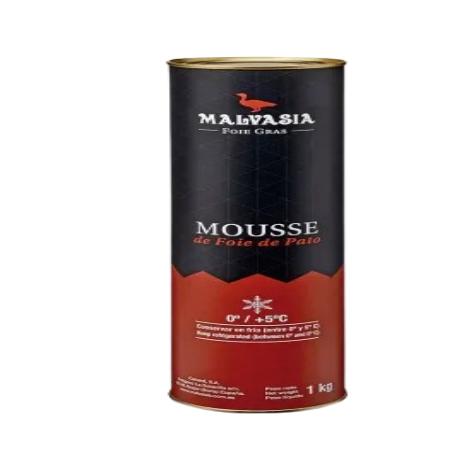 MOUSSE FOIE GRAS PATO MALVASIA LATA 1 KG