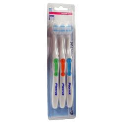 CEPILLO DENTAL PIERROT COLOR MEDIO PACK-3 UD