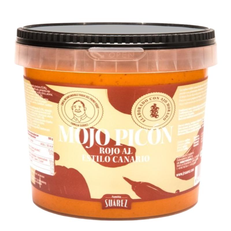 SALSA MOJO PICON ROJO CANARIO JR CUBO 850 GR