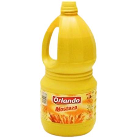 MOSTAZA AMARILLA ORLANDO GARRAFA 1.8 KG