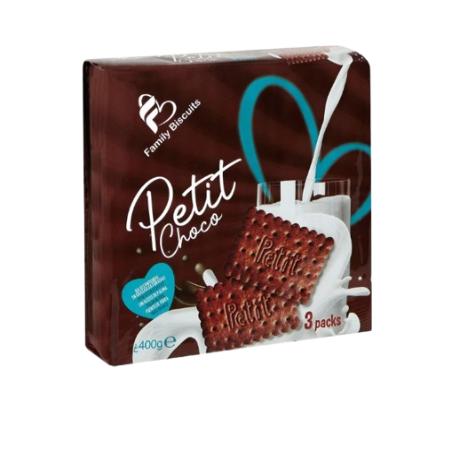 GALLETA FAMILY BISCUITS PETIT CHOCO P/380 GR