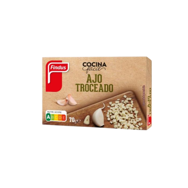 AJO CONGELADO TROCEADO FINDUS BOLSA 70 GR