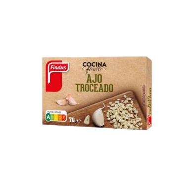 AJO CONGELADO TROCEADO FINDUS BOLSA 70 GR