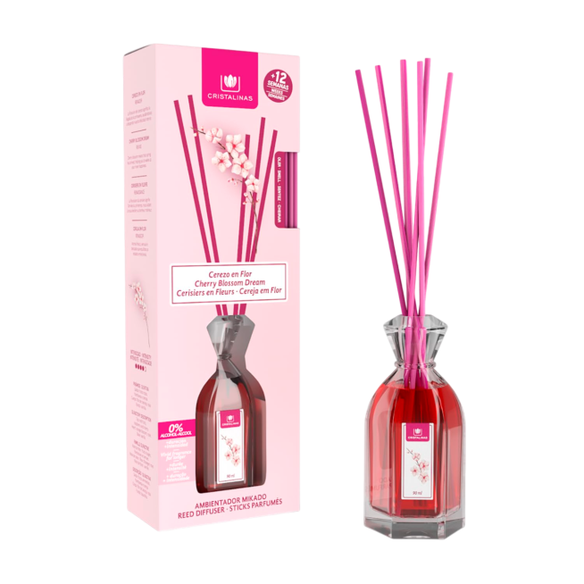AMBIENTADOR MIKADO CRISTALINAS SANDALO CEREZO 90ML