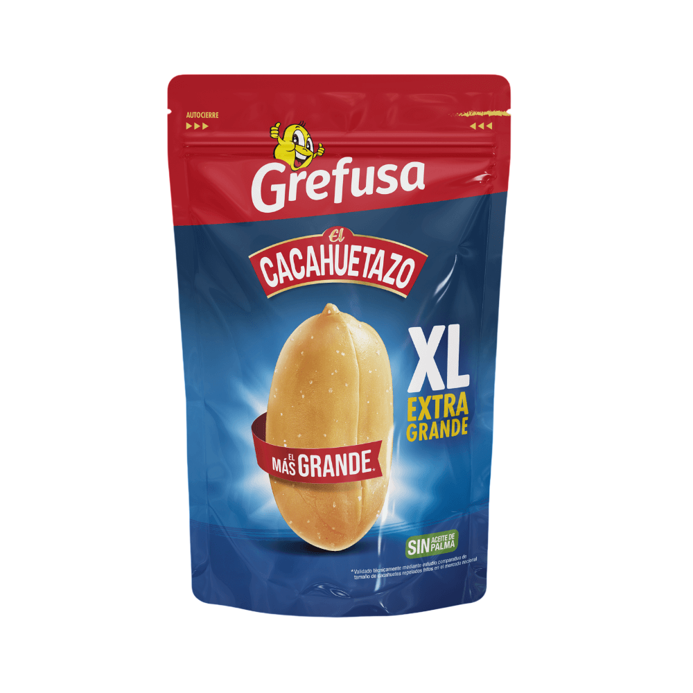 APERITIVOS GREFUSA CACAHUETAZO XL 110GR