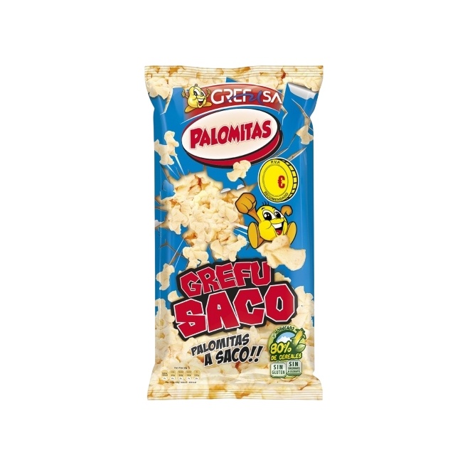APERITIVOS GREFUSACO PALOMITAS B/125 GR 1,40€