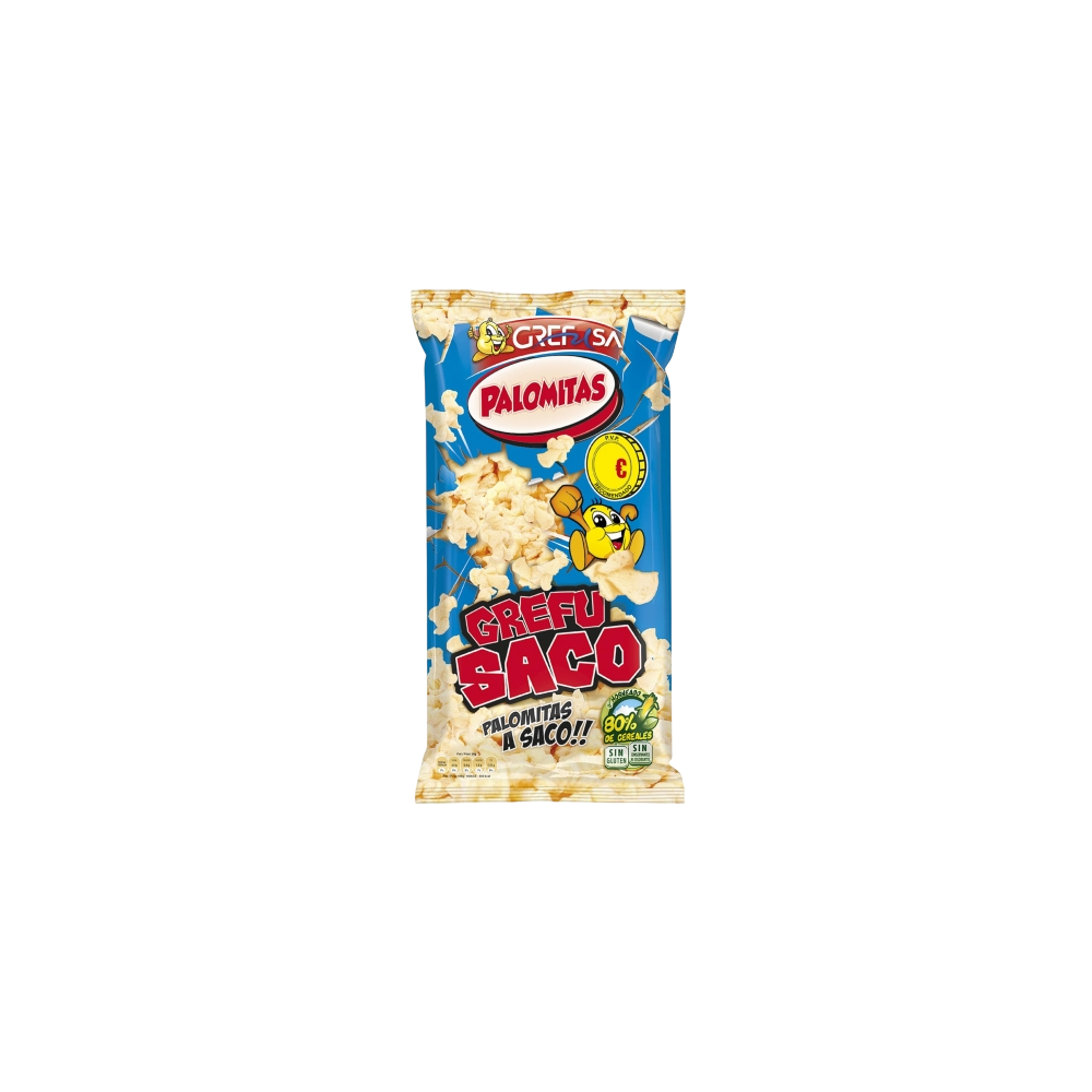 APERITIVOS GREFUSACO PALOMITAS B/125 GR 1,40€