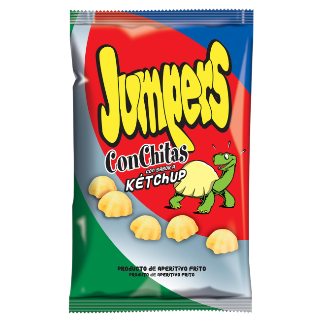 APERITIVOS JUMPERS CONCHITAS KETCHUP B/100 GR