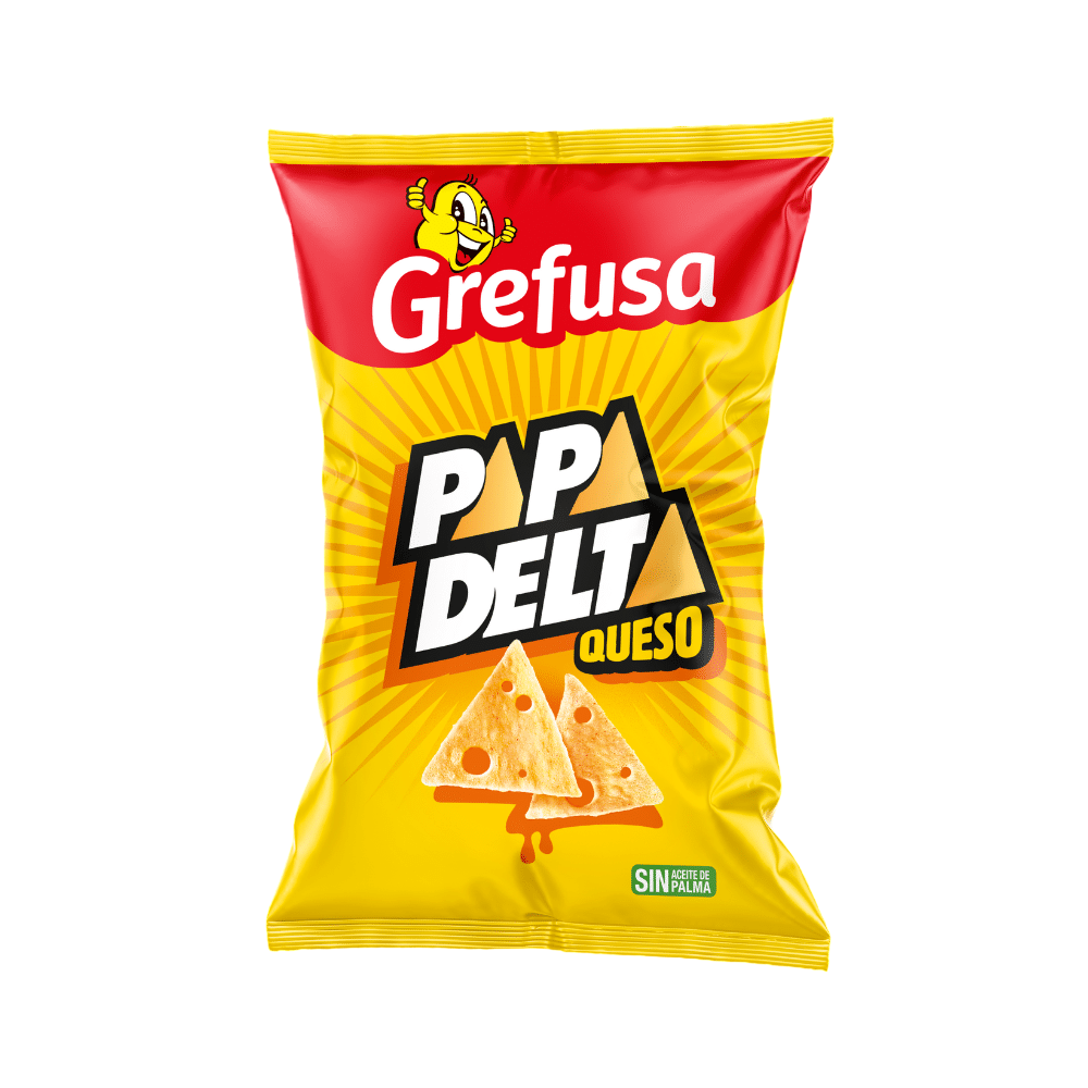 APERITIVOS PAPADELTAS SABOR QUESO  B/60 GR 1,40€