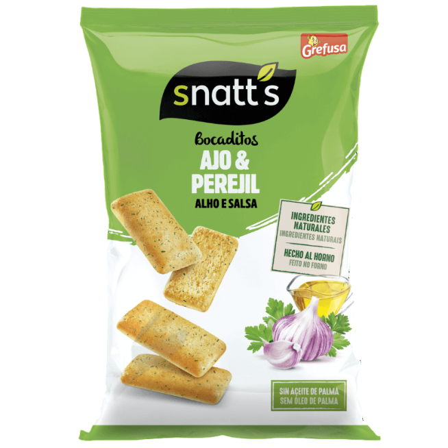 APERITIVOS SNATT´S AJO & PEREJIL B/80 GR