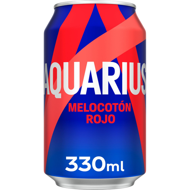 AQUARIUS MELOCOTON ROJO B/-CALORIAS LATA/33.CL.