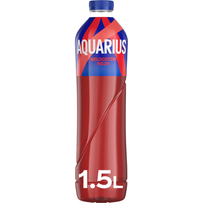 AQUARIUS MELOCOTON ROJO B/CALORIAS PET/1.50.L