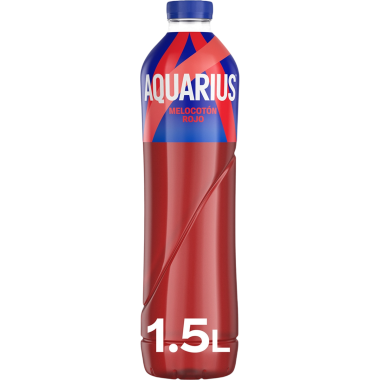 AQUARIUS MELOCOTON ROJO B/CALORIAS PET/1.50.L