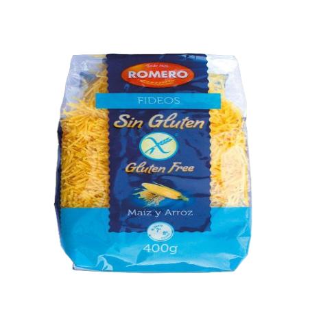FIDEOS ROMERO S/GLUTEN  B/400 GR