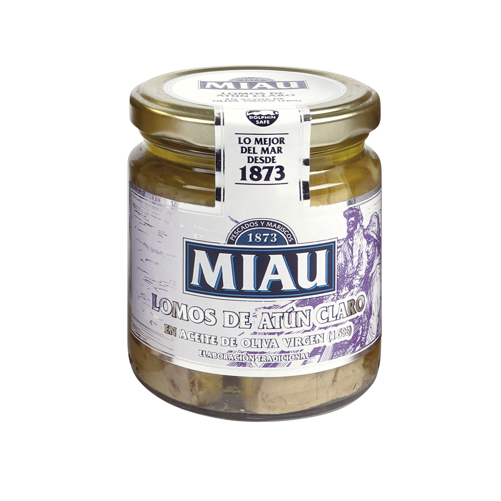 ATUN MIAU CLARO (LOMOS) A/OLIVA T/C 250 ML