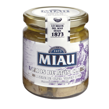 ATUN MIAU CLARO (LOMOS) A/OLIVA T/C 250 ML