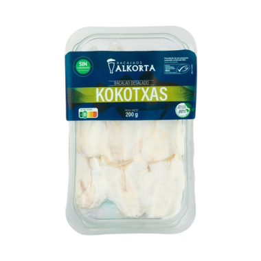 BACALAO ALKORTA KOKOTXAS FRESCAS.NAT.B/200.GR.