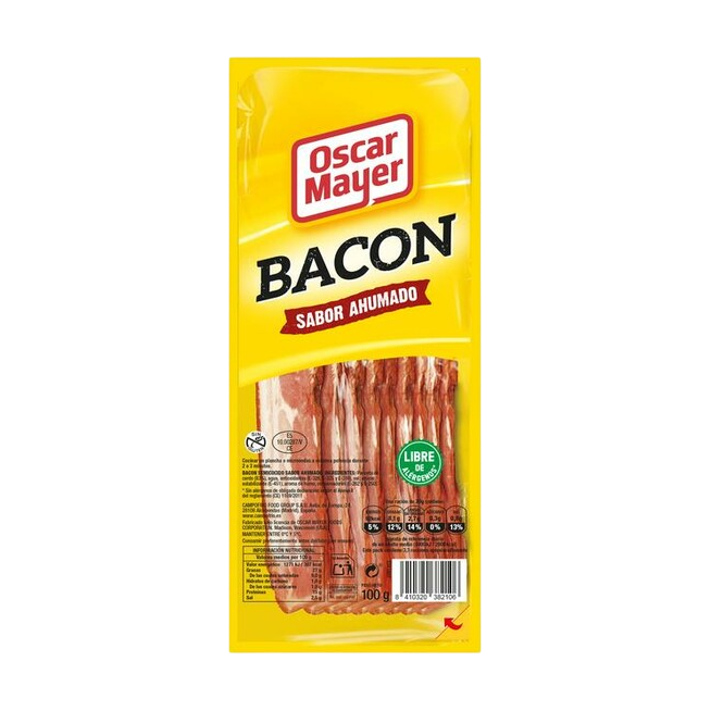 BACON LONCHA SUAVE C/40601 (1,5€) O.MAYER B/100 GR