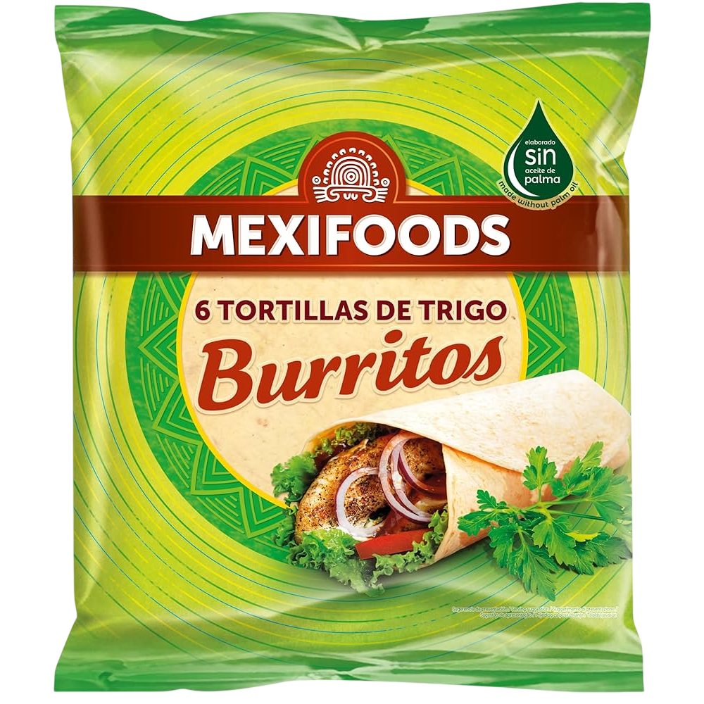BURRITO MEXIFOODS 6U P/370 GR