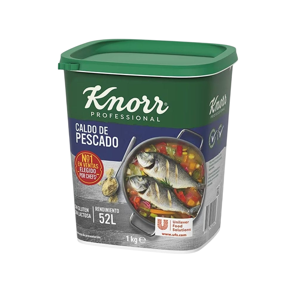 CALDO PESCADO KNORR BOTE 52 LITROS   1 KILO