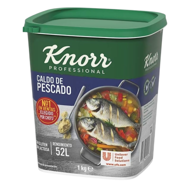 CALDO PESCADO KNORR BOTE 52 LITROS   1 KILO