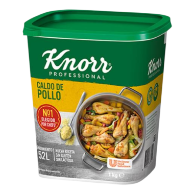 CALDO POLLO KNORR BOTE 52 LITROS   1 KILO