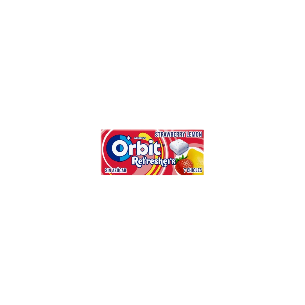 CHICLE ORBIT REFRESH FRESA/LIMONP/15.6GR