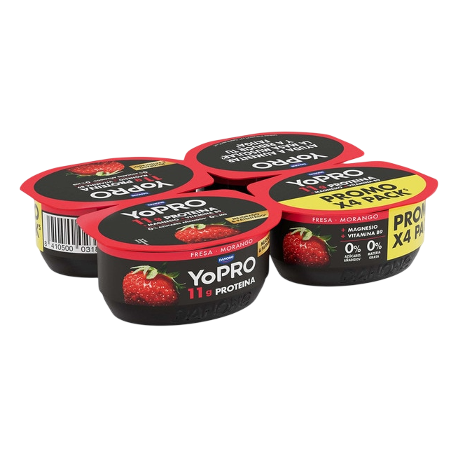 DANONE YOPRO FRESA PACK- 4UD