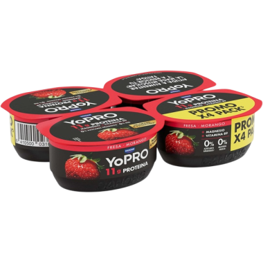DANONE YOPRO FRESA PACK- 4UD