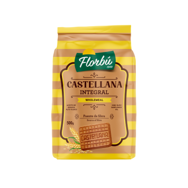 GALLETAS FLORBU NATURA CASTELLANA INTEGRAL B/350GR