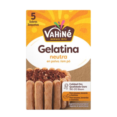 GELATINA EN POLVO VAHINE 30GR E/5 SOBRES