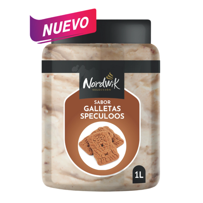 HELADO NORDWIK GALLETAS SPECULOOS B/1L