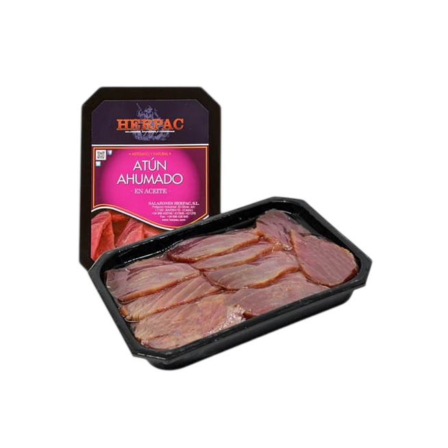 HERPAC ATUN AHUMADO EN ACEITE BANDEJA 250 GR