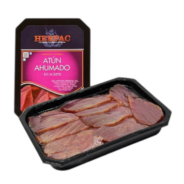 HERPAC ATUN AHUMADO EN ACEITE BANDEJA 250 GR