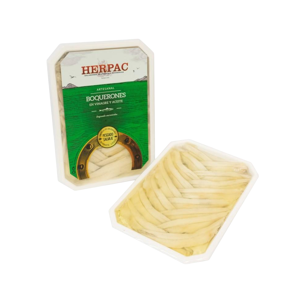 HERPAC BOQUERONES VINAGRE+ACEITE BAND/150.GR