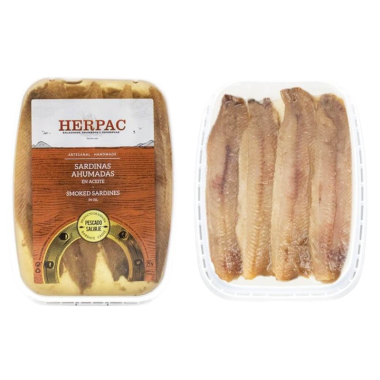 HERPAC SARDINA AHUMADA.BANDEJ/150.GR.