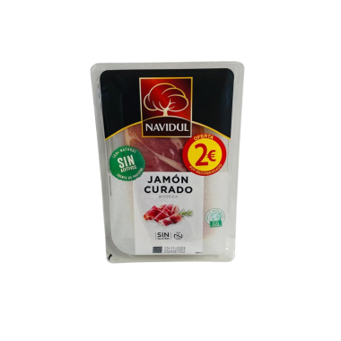 JAMON LONCHA CURADO NAVIDUL C/41575 B/80 GR(3€)
