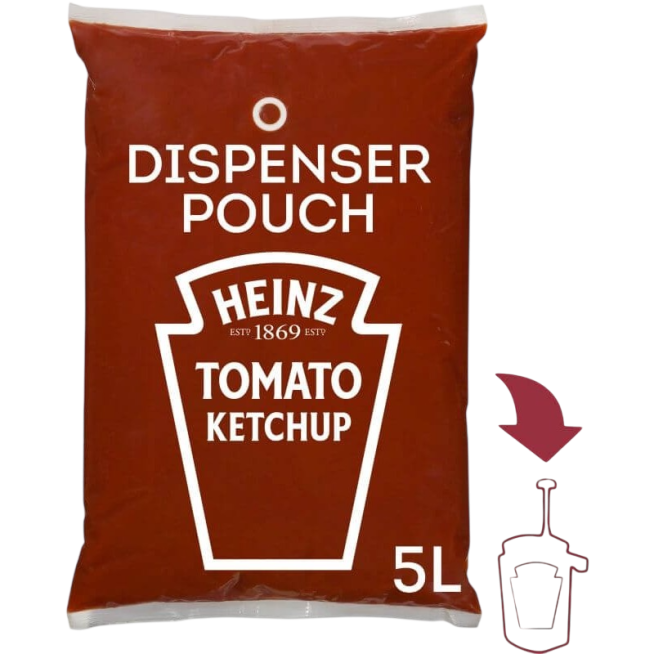 KETCHUP HEINZ BOLSA 5L