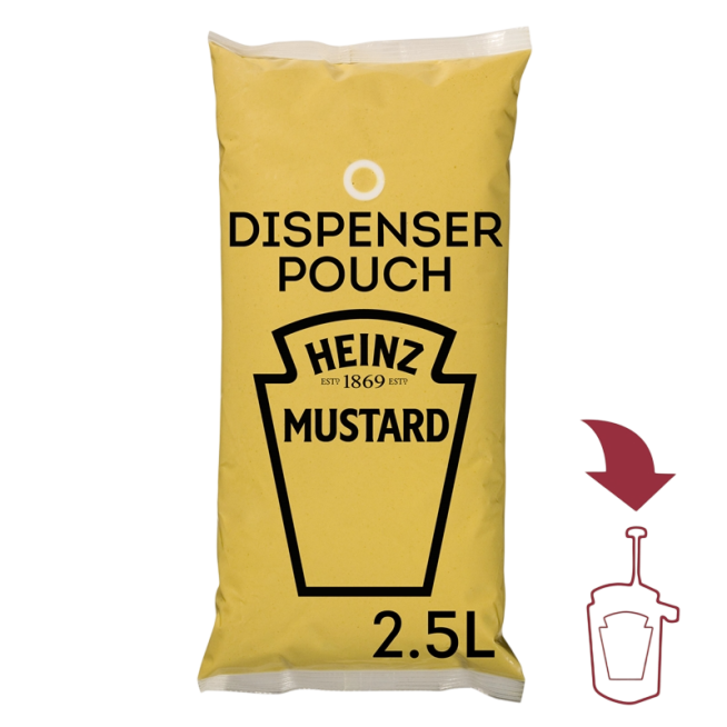 MOSTAZA HEINZ BOLSA 2,5 L