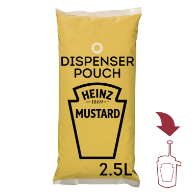 MOSTAZA HEINZ BOLSA 2,5 L