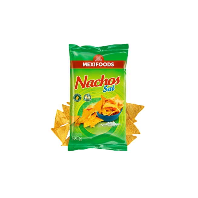 NACHOS SAL MEXIFOODS P/200 GR
