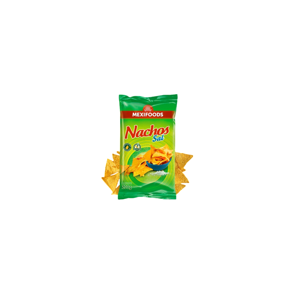 NACHOS SAL MEXIFOODS P/200 GR