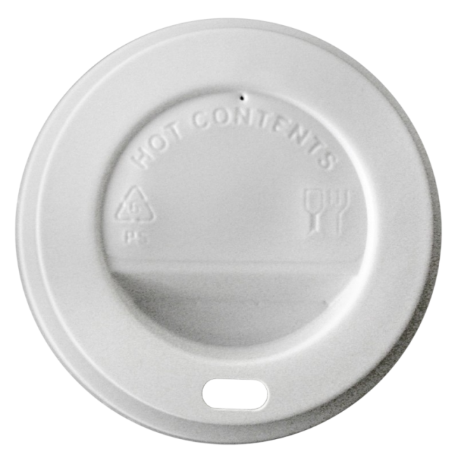 TAPA VASO CARTON 7OZ BLANCO/COFFEE P/100UD