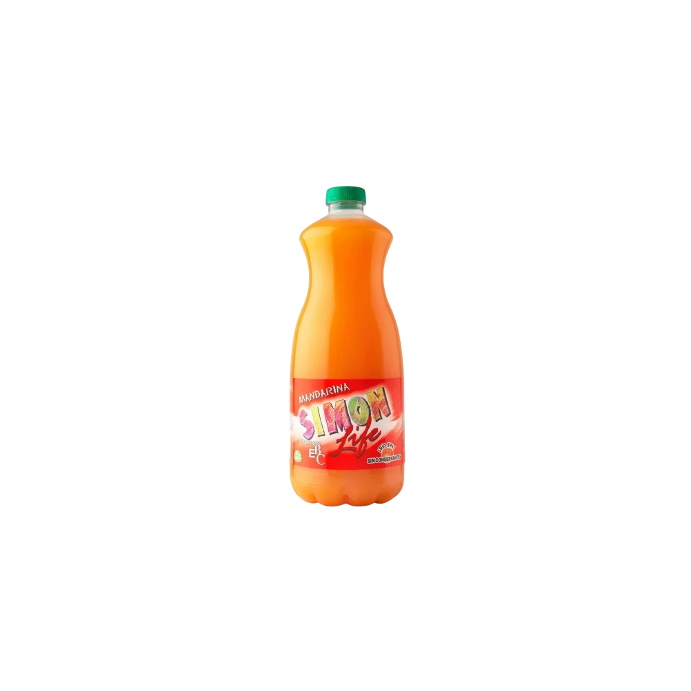ZUMO SIMON LIFE MANDARINA BOTELLA 1,5 L