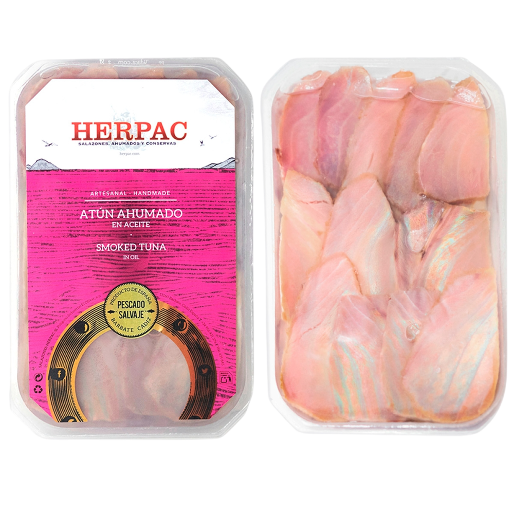 HERPAC ATUN AHUMADO EN ACEITE BAND/550 GR